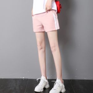 🇲🇾STOCK KL FELLO Plus Size Pregnant Women Stretch Cotton Korean Double Line Pocket Waist Adjustable Abdominal Maternity Short Pant Shorts