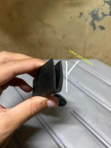 Kret lis u lebar 3cm/30mm - karet lis u besar