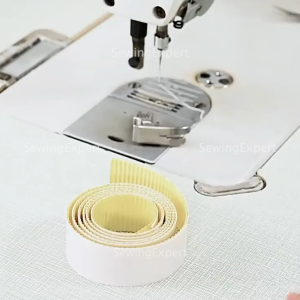 Teflon Strip DENGAN LEM - Alas Sepatu Mesin Jahit / Teflon Roll 1 Meter untuk Alas Teflon Sepatu Industri Dengan Perekat - Sewing Expert