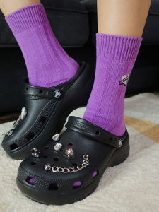 Crocs | Guốc Đế Cao Gót Bệt Cho Nữ