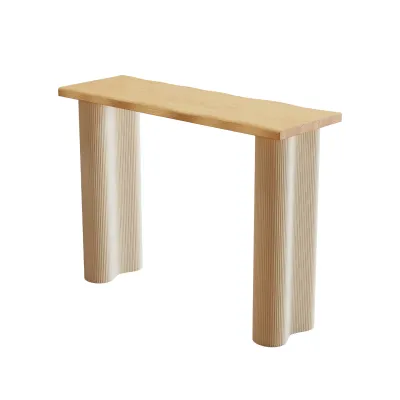 Cream Style Wooden Bar Dining Table