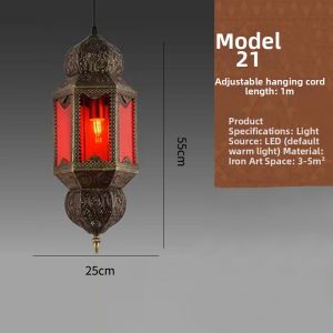 GUZHIYI | Thai Vintage Chandelier Southeast Asian Middle Eastern Turkish Style Carved
