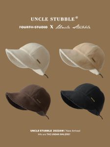 Cashmere Thickened Hat Winter Upgraded Version Velvet Cold Protection Warm Bucket Hat Wide Brim Makes Face Look Smaller Bucket Hat Girls