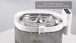 2L Automatic drinking fountain Pet water dispenser Cat water fountain wireless sensor Water Feeder Drinking Bowl