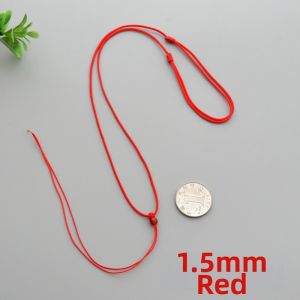 Pendant Hanging String Necklace Wear Jade Buddha Pendant High-End Goods Pendant Neck Wear Left and Right Pull Adjustable Men and Women Finished Product
