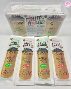 30pcs BLACK AND GREEN MILK TEA JELLY CANDY/loot bag fillers /paninda /giveaways/party favors.
