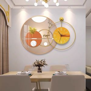 Luxury Decorative Wall Clock Artwork For Dining Room