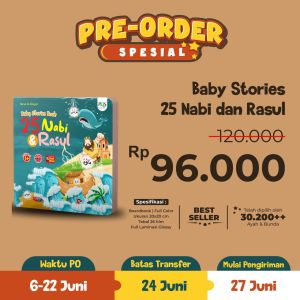 GMB Boardbook Baby Stories Book 25 Nabi dan Rasul PQS Sumber Ilmu / Buku Cerita Anak / Buku Kisah Islami Anak / Buku Dongeng Islami