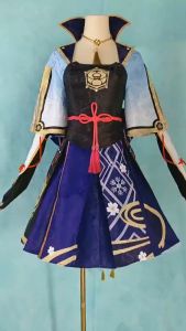 Genshin Impact Kamisato Ayaka Cosplay Costume Full Set With Wig Option Anime Dress For Cosplay Event Halloween Comic Con