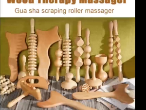 6/16PCS Wood Therapy Massage Set Wooden Therapy Tools for Body Muscle Pain Relief