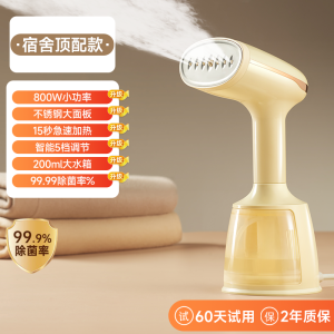 AUX Handheld Portable Mini Steam Iron Machine 800W Small Power Laundry Appliance for Dormitory And Students Digital Display