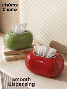 CHUMX | Elegant Luxury Tissue Storage Box With Spring Mechanism