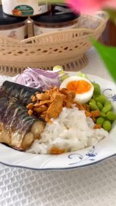 น้ำพริกฟองเต้าหู้ น้ำพริกยานแม่ [รสไข่เค็ม] สูตรคลีน กรอบฟู ไร้มัน ไม่มีผงชูรส ไม่มีสารกันบูด 60 กรัม - สีชมพู ปริมาณ 500 มล