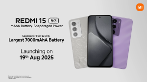 Xiaomi Redmi 15  8G+256G / Redmi 15 5G (8+256)  โทรศัพท์มือถือรุ่นใหม่ล่าสุด 7000Mah (Typ) Battery 33W Fast Charging 6.9-Inch Fhd+ Screen｜Snapdragon Chipset 6S Gen 3