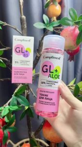 Bộ sản phẩm Compliment 5% Glycolic Acid làm sạch sáng đều màu da căng bóng