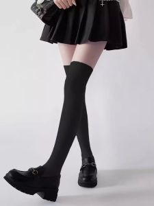 Knee-high Overlap Socks Style Really Good Korean Style Bootie Matching up up Simple Style Four Seasons Universal High Tube
