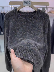 Fashionable Versatile Knitwear Elegant Beautiful Spring New Arrival Womens Top Quality Korean Style Long Sleeve round Neck