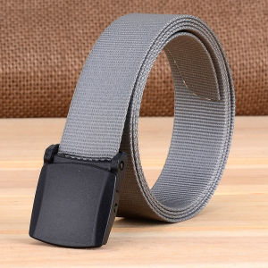 Non-Metallic 2.5cm Waist Belt Lightweight Canvas Weaved Nylon Belt for Men And Women Outdoor Military Training Pants Belt