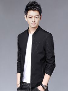 ROMON | Loose Fit Baseball Collar Jacket For Men Romon Brand Short Style Flight Suit Windproof Outerwear Spring Autumn New Arrival