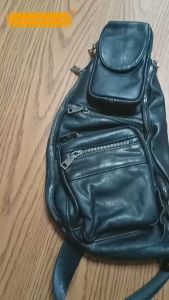 Tas Selempang Bahu Pria Vintage Multi Saku - Tas Travel Tali Selempang