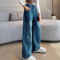 Celana Jeans Skena Anak 7-14 tahun Bahan Tebal Premium-Celana Gombrong Anak. 