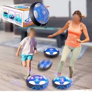 1PCS Electric Hover Ball with LED Light And Foam  Air Power Floating Football for Indoor Outdoor Parent-Child Leisure Game Gift