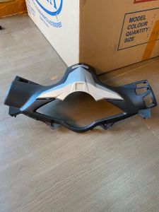 batok totok kepala depan belakang honda blade new 125 fi hitam plus visor dan reflektor lampu depan blade new 125