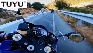 TUYU V Shape Helmet Chin Mount Holder for GoPro Hero 9 8 7 6 5 SJCAM Xiaomi EKEN Motorcycle Helmet Chin Stand Camera Accessories ที่ติดหมวกกันน๊อค+กาว 3M ติดหมวก สำหรับกล้อง Action Camera(HP302)