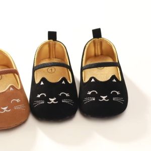 Spring and Autumn New Cute Girls Baby Shoes with Rubber Sole and Non slip 0-12 Months Infant Walking Shoes