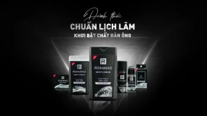 Combo 5 dây 16 gói - Dầu Gội Romano Hương Nước Hoa Gentleman Deluxe Shampoo Vitamin B5