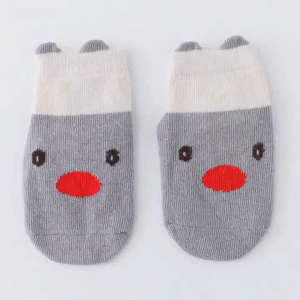 Satu Keluarga Kaos Kaki Bayi Karakter Animals P642 Kaus Kaki Anak Dengan Anti Slip Bahan Katun