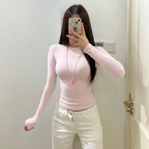 SUHUIQIAN | Slender Short-Sleeved Top for Petite Wear