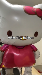 5pcs Hello Kitty Theme Balloon Set Foil Balloons Birthday Decoration Balloons Birthday Party Decor