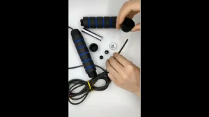 Adjustable Jump Rope Fitness Skipping Rope Soft Handles Men Women Weight Loss Jump Rope/ Tali Lompat/ Tali Skipping/