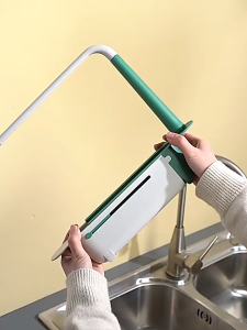 Telescopic Sink Shelf Kitchen Sinks Organizer Soap Sponge Holder Drain Rack Storage Basket  Expandable Kitchen Sink Rack