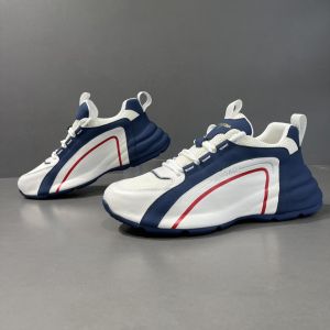 2024 Men First Layer Cowhide Casual Shoes Mesh Surface Breathable Shoes Thick Sole Niche Style Leather Bag Bottom Dad Shoes Fashionable Sports Shoes