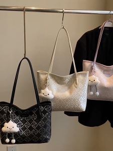 Tas Tote Bag Wanita Tas Bahu Wanita Import Motif Lucu Free Gantungan - 843