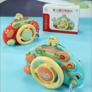 Steering Wheel Music Simulation Driving Car Toy Children Early Educational Simulated Toys