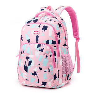 Backpack For Kids 2023 Korea Waterproof Wear-resistant Patterned Fabric Fashion Casual Currency School Bags