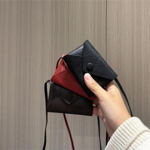 Niche Style Ins Style Vegetable Tanning Leather Small Bag Earphone Bag Neck-Hanging Coin Purse Mini Envelopes Waist Bag Crossbody Shoulder Bag