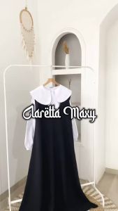 CLARETTA SET MAXY - FLOTTILICIOUS / Inner Dress Wanita Polos Outfit Korean STyle Termurah / Eid Series Lebaran Terbaru