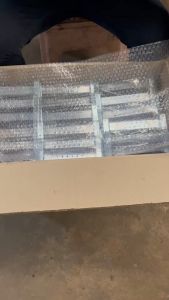 ขาเหล็กตัวยู ขายึดเหล็กรับครอบหลังคา(ราคาต่อ1ชิ้น)