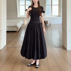 SUSIEYUAN | French Elegant Unique Pretty White Dress Long