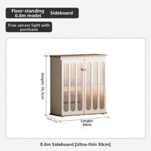 DMX | Narrow Small Household Storage Cabinet
