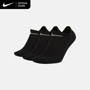 Nike Everyday Lightweight Training No-Show Socks (3 Pairs) - Black [SX7678-010]