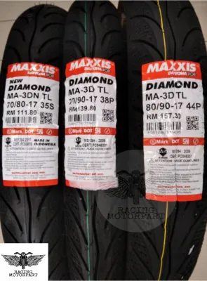 TAYAR MAXXIS MAXIS DIAMOND BUNGA 3D NEW TUBELESS 70/80-17 / 70/90-17 / 80/90-17