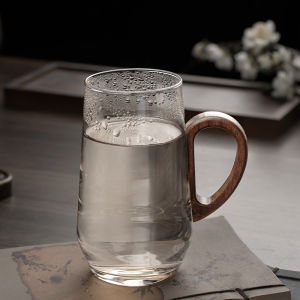 FLOWER MOO | Engraved Thick Glass Tea Cup