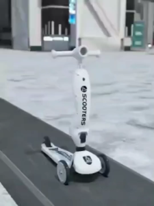 D Kids สกู๊ตเตอร์เด็กเล็ก scooter สกู๊ตเตอร์ 2 in 1 ปรับนั่ง มีไฟ มีเพลง No.85221 สกูตเตอร์เด็ก สกูตเตอร์