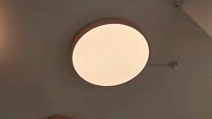 Ceiling Light Macaron Wood Round Led Lights for House Ceiling Tri-color Acrylic Ultra-thin Chandelier for Bedroom Living Room Dining Room Office