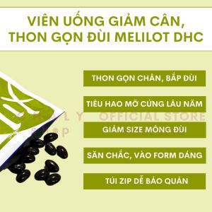 Viên uống thon gọn đùi DHC Melilot nội địa Nhật Bản